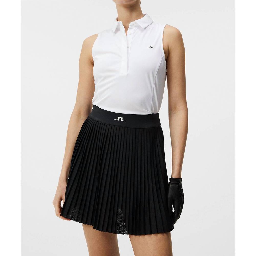 NEW J.LINDEBERG dena sleeveless top in white